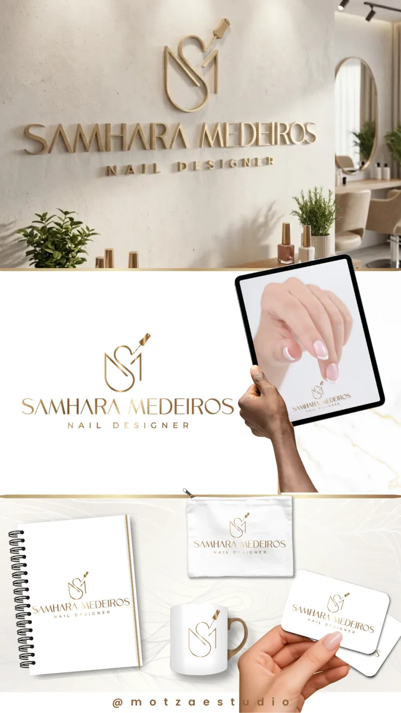 Identidade visual para nail designer — Samhara Medeiros